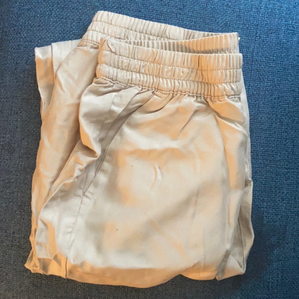 Tan joggers